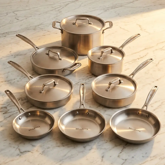 Bellavita 10-Piece Titanium Complete Kitchen Set - Main Collection Image