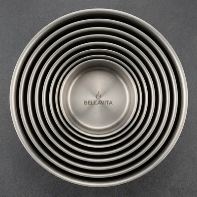 Bellavita 10-Piece Titanium Complete Kitchen Set - Material Close-up