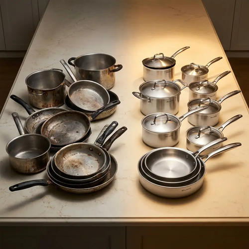 Bellavita 10-Piece Titanium Complete Kitchen Set