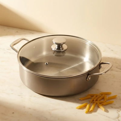 Bellavita Deep Family Pan with Lid by Bellavita Cookware - Main Collection Image