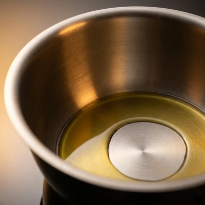 Bellavita Deep Family Pan with Lid by Bellavita Cookware - Material Close-up