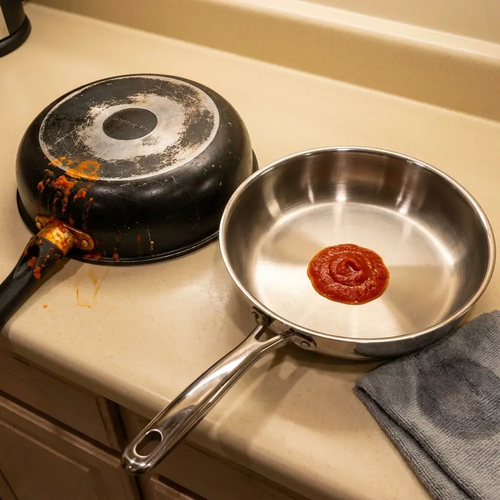 Bellavita Deep Family Pan with Lid