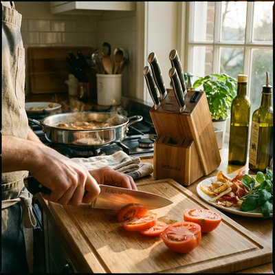 Bellavita 5-Piece Knife Set - Food Lifestyle