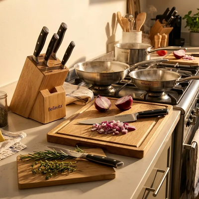 Bellavita 5-Piece Knife Set - Family Kitchen