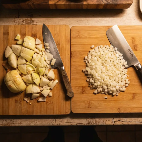 Bellavita Nakiri Knife - 6.5 inch Vegetable Blade
