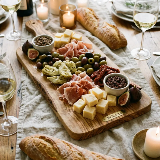 Bellavita Italian Olive Wood Board - Food Lifestyle