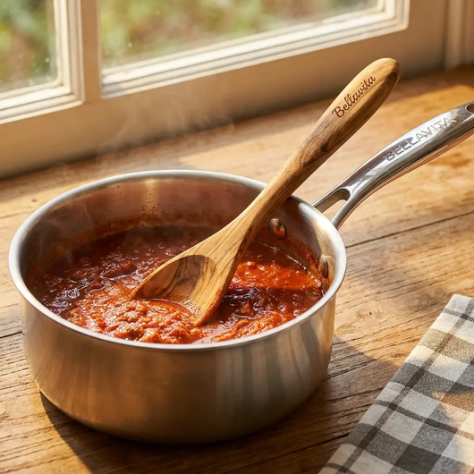 Bellavita Olive Wood Spoon Set - 3 Piece - 03 Food Lifestyle