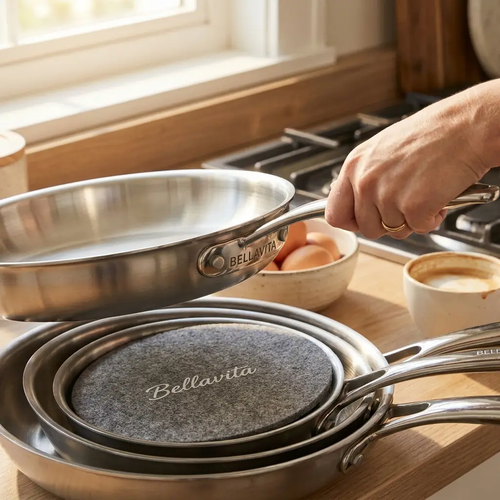 Bellavita Felt Pan Protectors - Set of 6