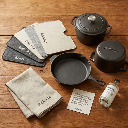 Bellavita Felt Pan Protectors - Set of 6
