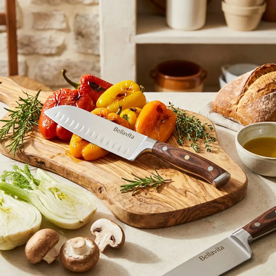 Bellavita Santoku Knife - Premium Setup
