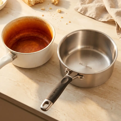 Bellavita Titanium Saucepan with Lid - Upgrade Image