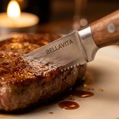 Bellavita Steak Knife Set - Material Close-up