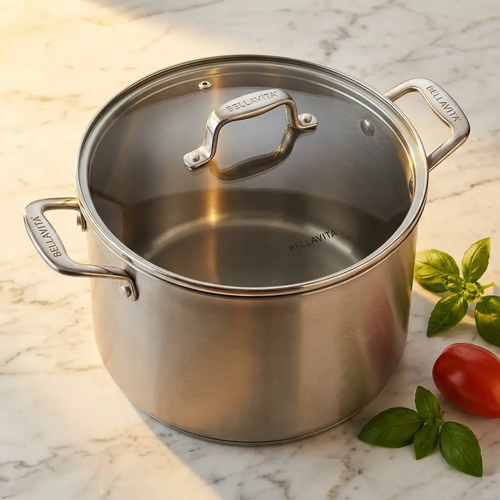 Bellavita Titanium Stockpot with Lid