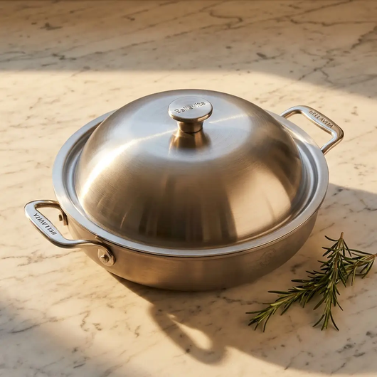Bellavita Titanium Braiser with Lid - Main Collection Image