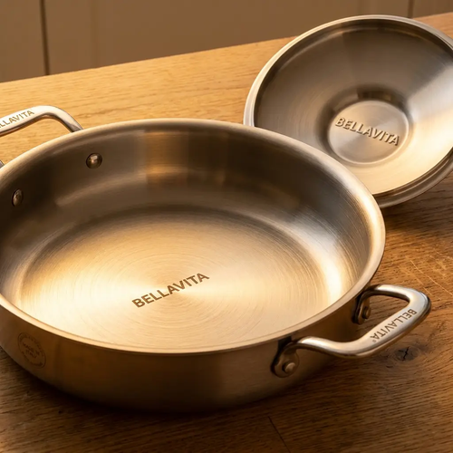 Bellavita Titanium Braiser with Lid