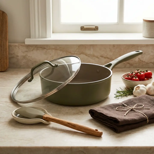 Bellavita Titanium Everyday Pan with Lid