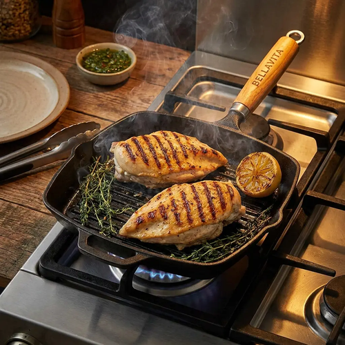 Bellavita Titanium Grill Pan