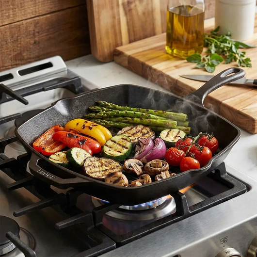 Bellavita Titanium Grill Pan - Family Kitchen