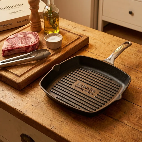 Bellavita Titanium Grill Pan