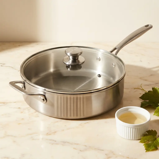 Bellavita Titanium Saute Pan with Lid by Bellavita Cookware - Main Collection Image