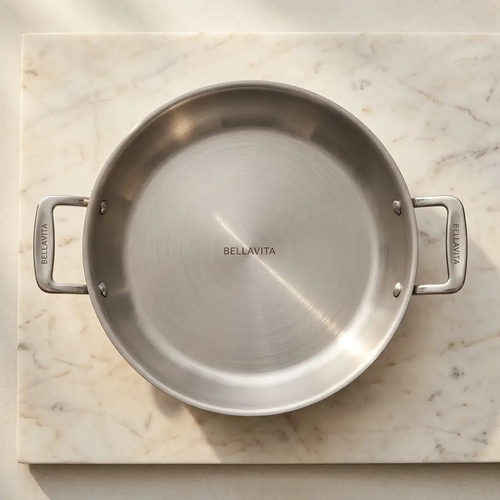 Bellavita Titanium Pan with Two Handles