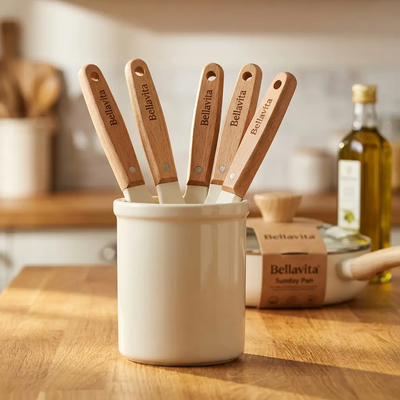 Bellavita 5-Piece Kitchen Utensil Set - 02 Secondary Angle